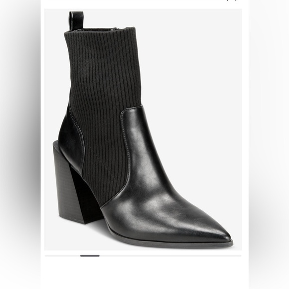 WILD PAIR
Trinityy Pointed-toe Pull-on Knit Dress Booties, - Picture 1 of 11